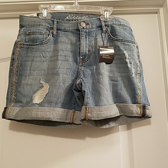 eddie bauer jean shorts